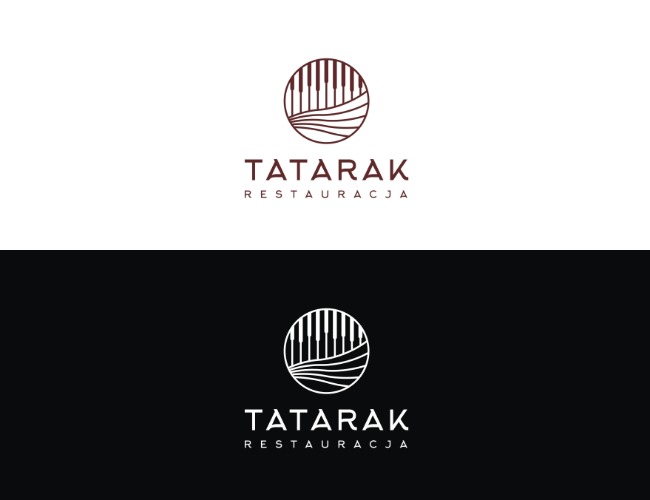 Projektowanie logo dla firm,  Tatarak- logo dla restauracji, logo firm - martuch.ka